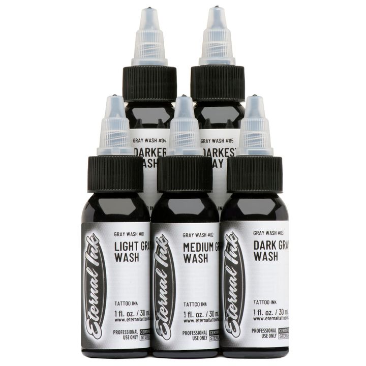5 Color Gray Wash Set - Eternal Ink
