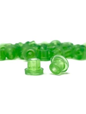 Rubber Hard Nipples - Green