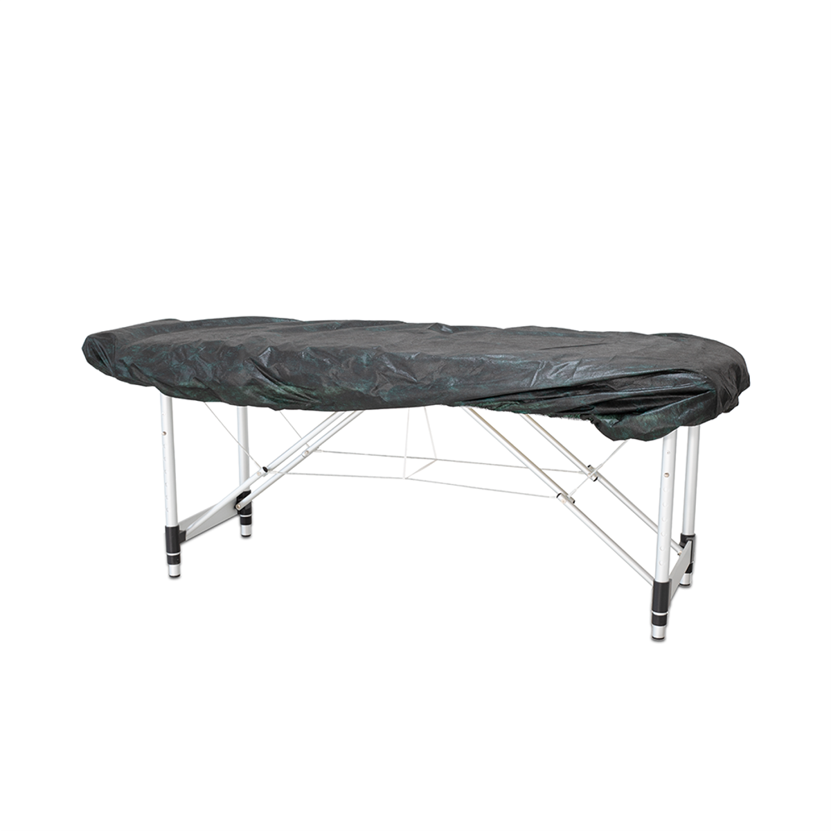 Peerless Elastic Drape Sheet / Bed Sheet - Black