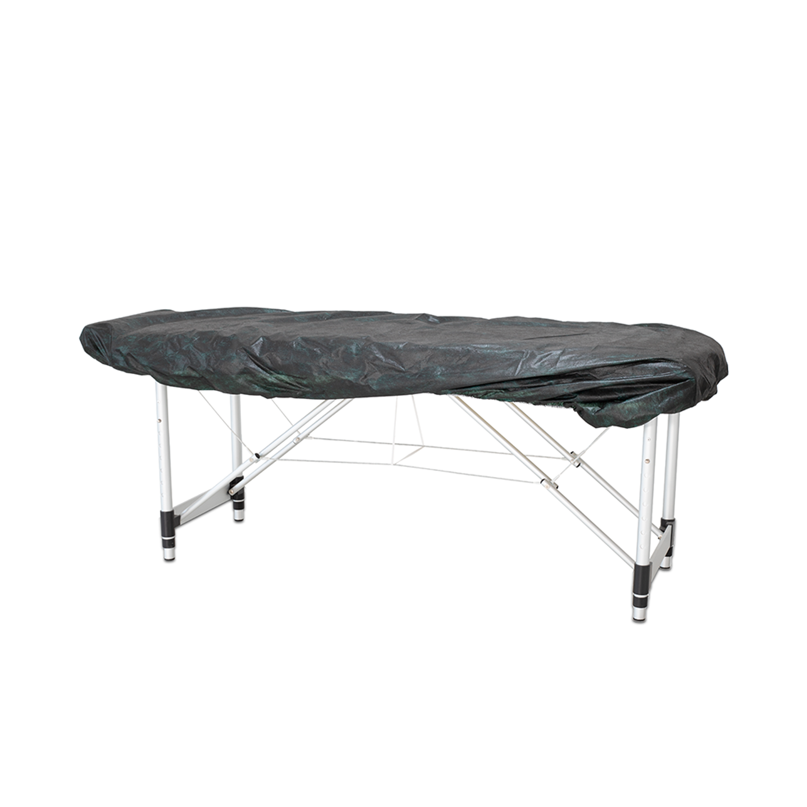 Peerless Elastic Drape Sheet / Bed Sheet - Black