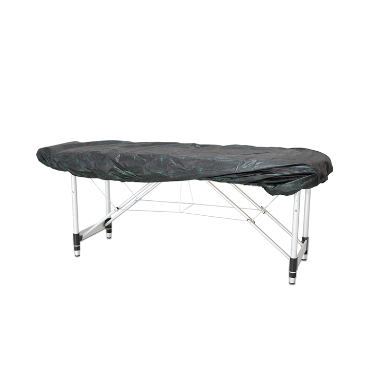 Peerless Elastic Drape Sheet / Bed Sheet - Black