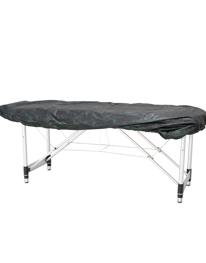 Peerless Elastic Drape Sheet / Bed Sheet - Black