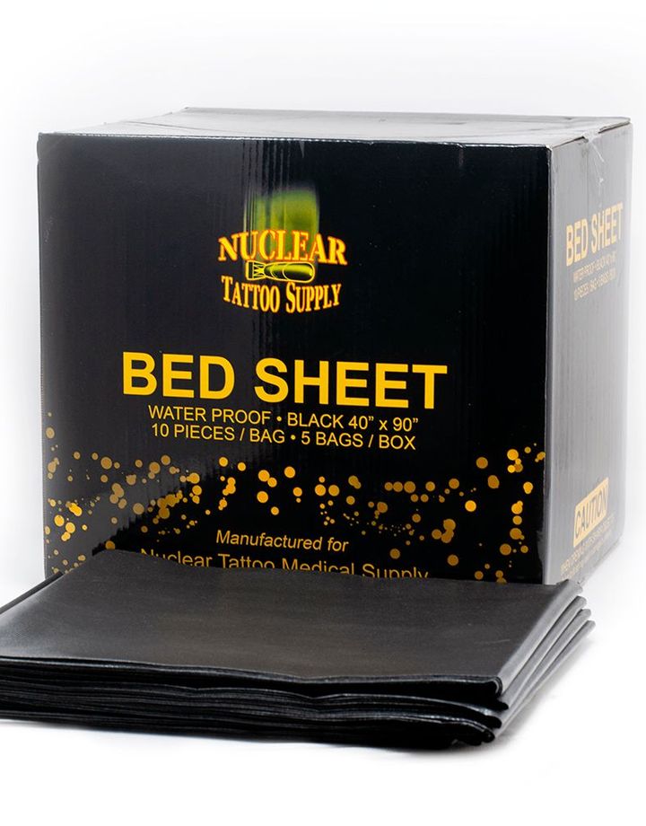 Nuclear Medical Drape Sheet / Bed Sheet - Black