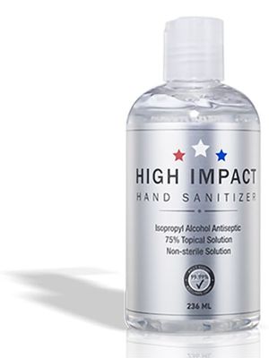 High Impact Hand Sanitizer [Gel] - Disk Cap - 8oz