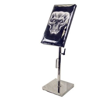Stainless Steel Tattoo Arm Rest Designed By Chente - Skull thumbnail 5