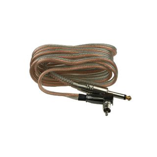 Silicone Gold/Clear RCA Cord - Right Angle thumbnail 2
