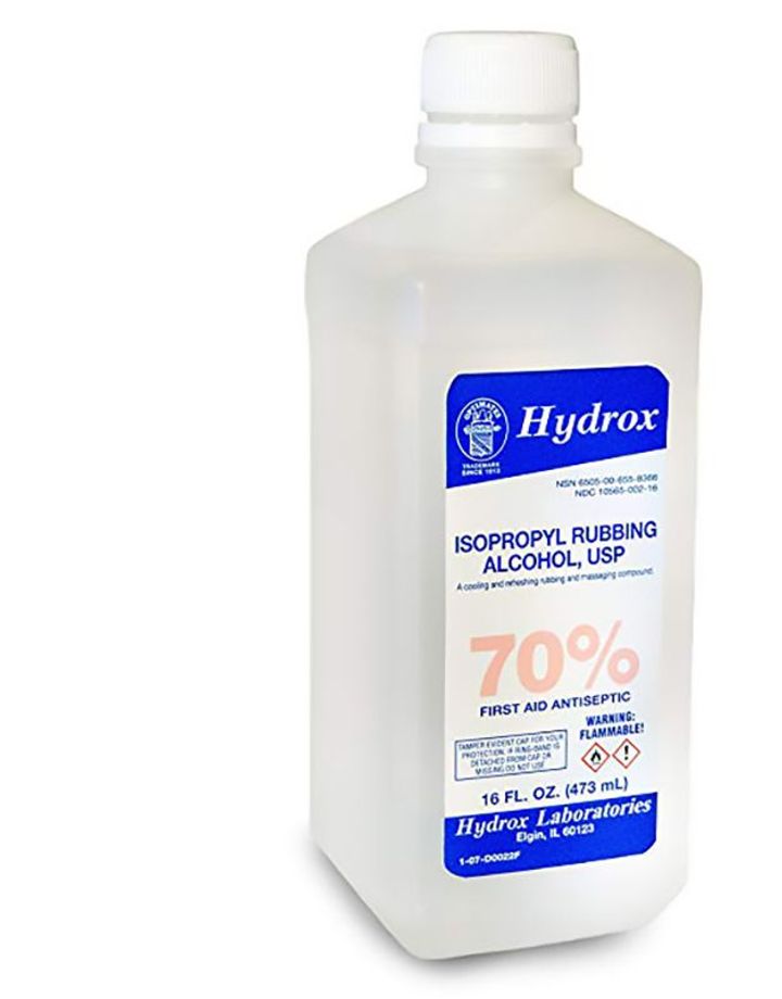 Hydrox 70% Isopropyl Rubbing Alcohol - 16 oz