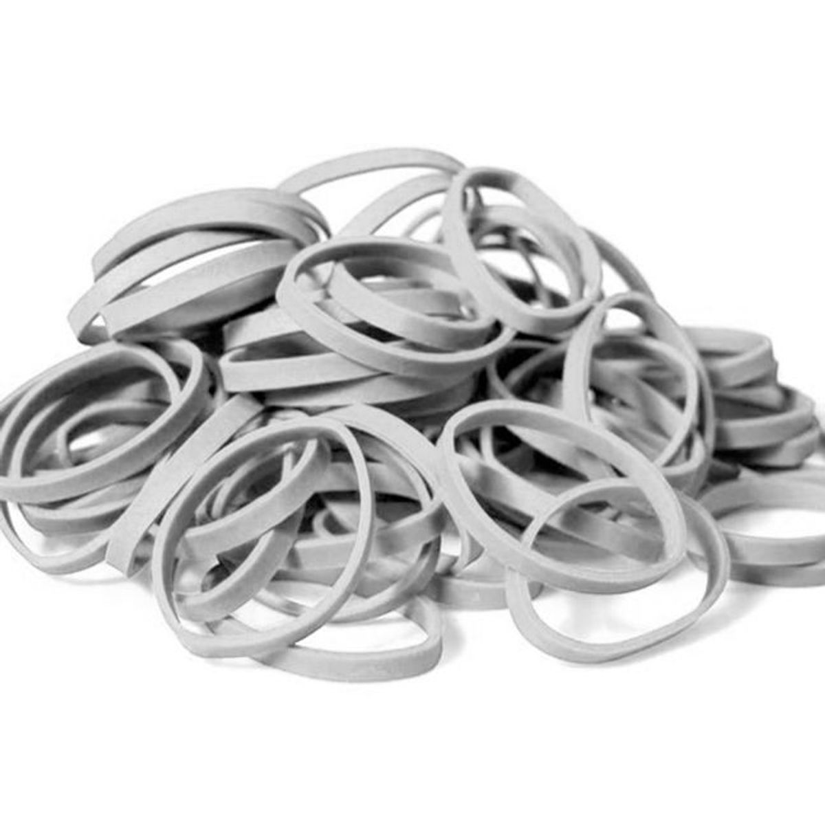 Thick Rubber Band - White