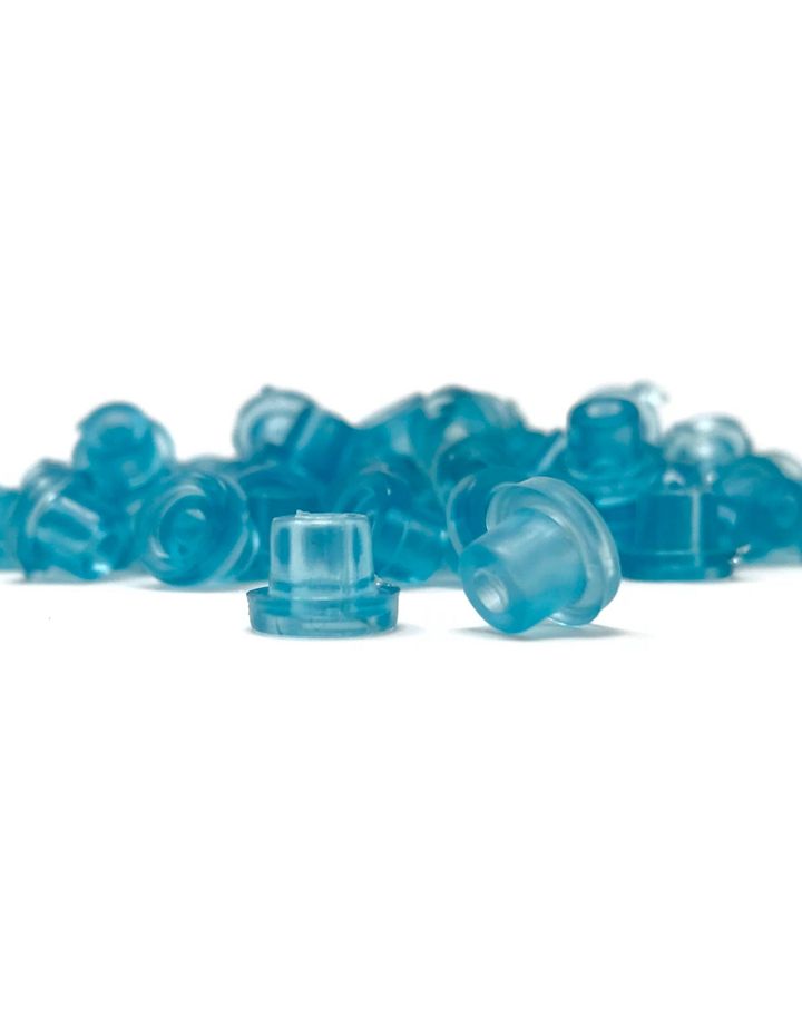 Rubber Hard Nipples - Turquoise