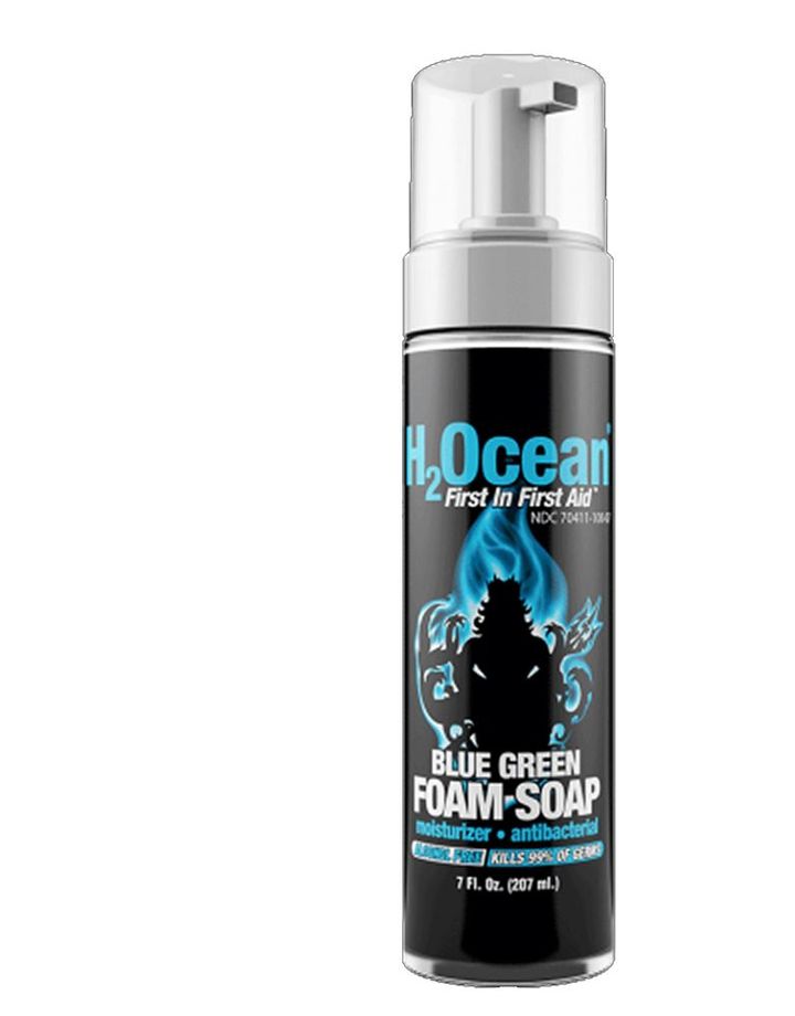 7oz Blue Green Foam Soap - H2Ocean