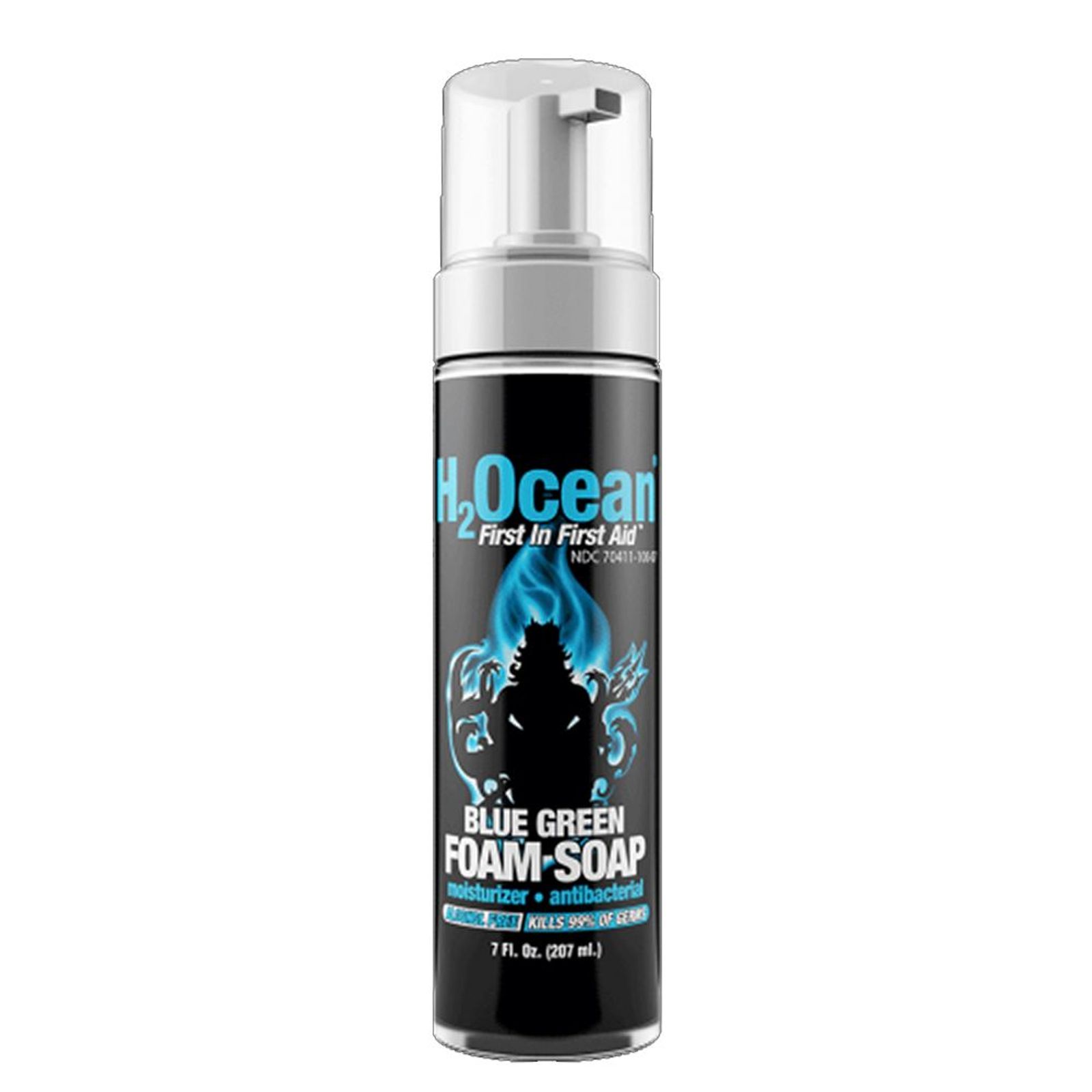 7 oz Blue Green Foam Soap - H2Ocean