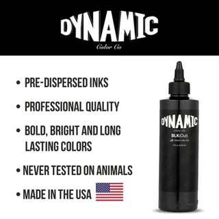 8oz BLKout Tattoo Ink - Dynamic Ink thumbnail 5