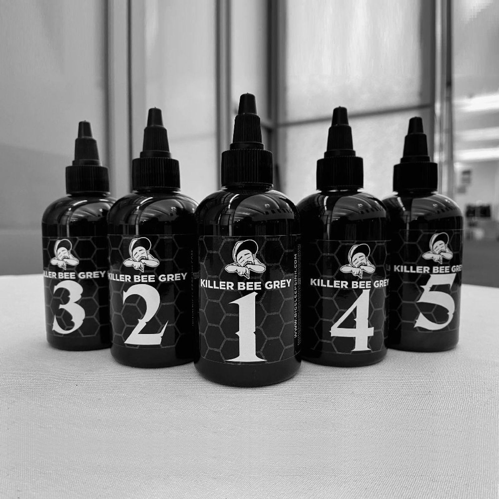 4 oz Killer Bee Grey Wash Set - Big Sleeps Ink