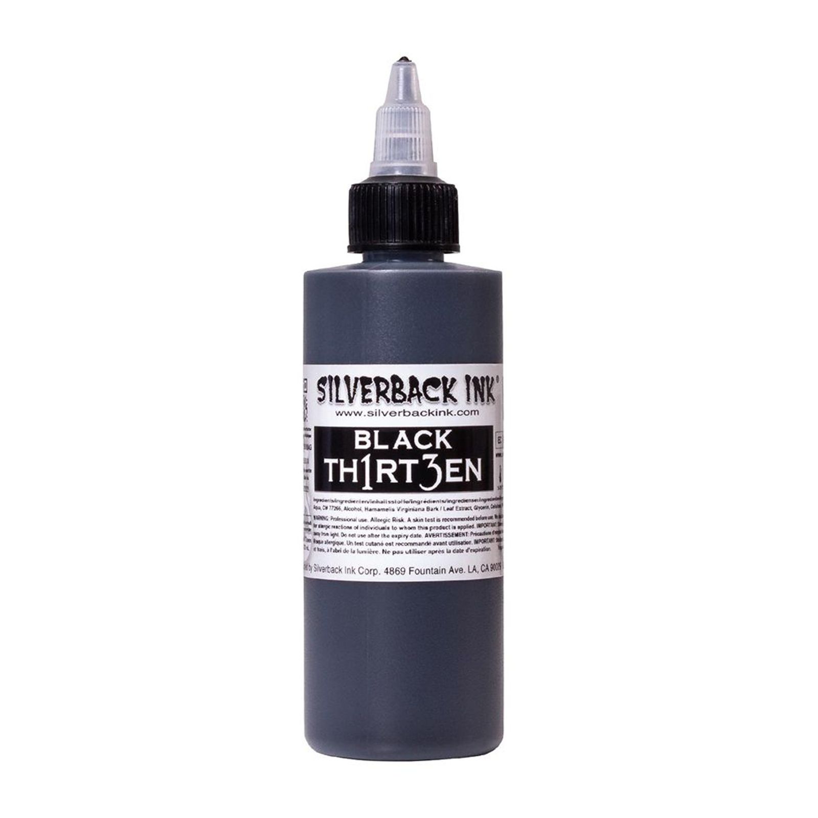 4 oz Black 13 - Silverback Ink