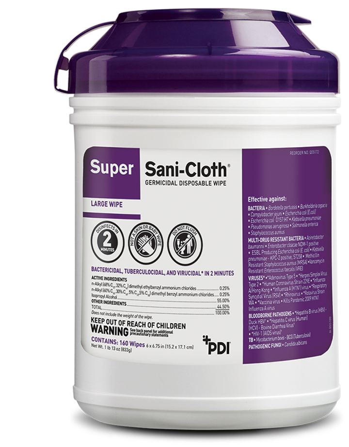 Super Sani-Cloth Disinfectant Wipes