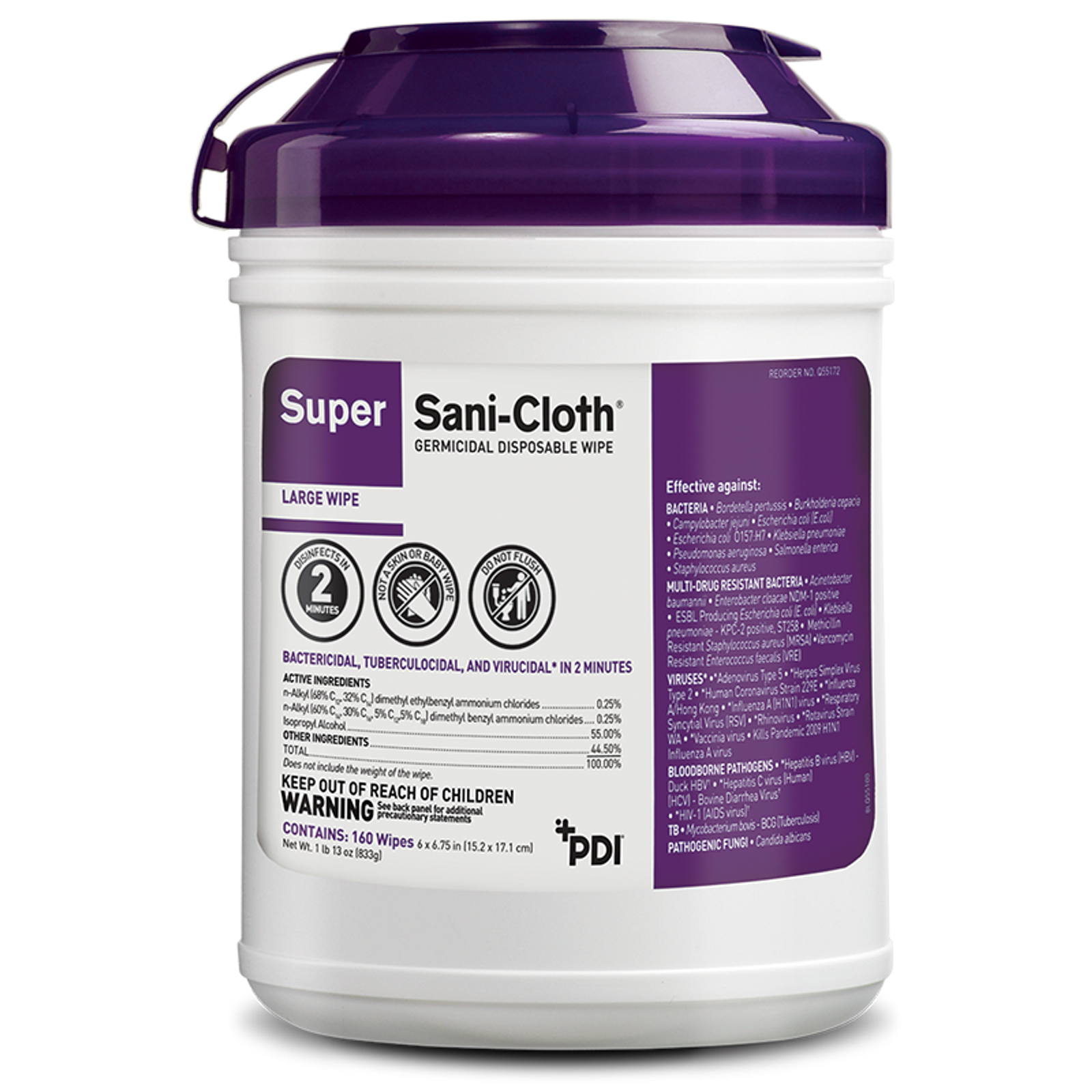 Super Sani-Cloth Disinfectant Wipes