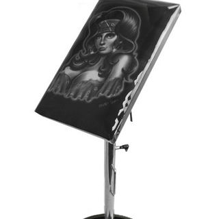 Stainless Steel Tattoo Arm Rest Designed By Chente - Lady thumbnail 1