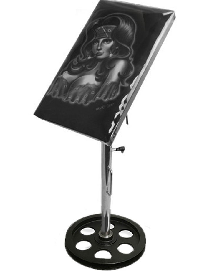 Stainless Steel Tattoo Arm Rest Designed By Chente - Lady
