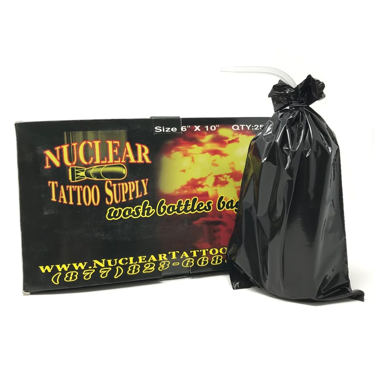 Wash Bottle Cover Bag - Black