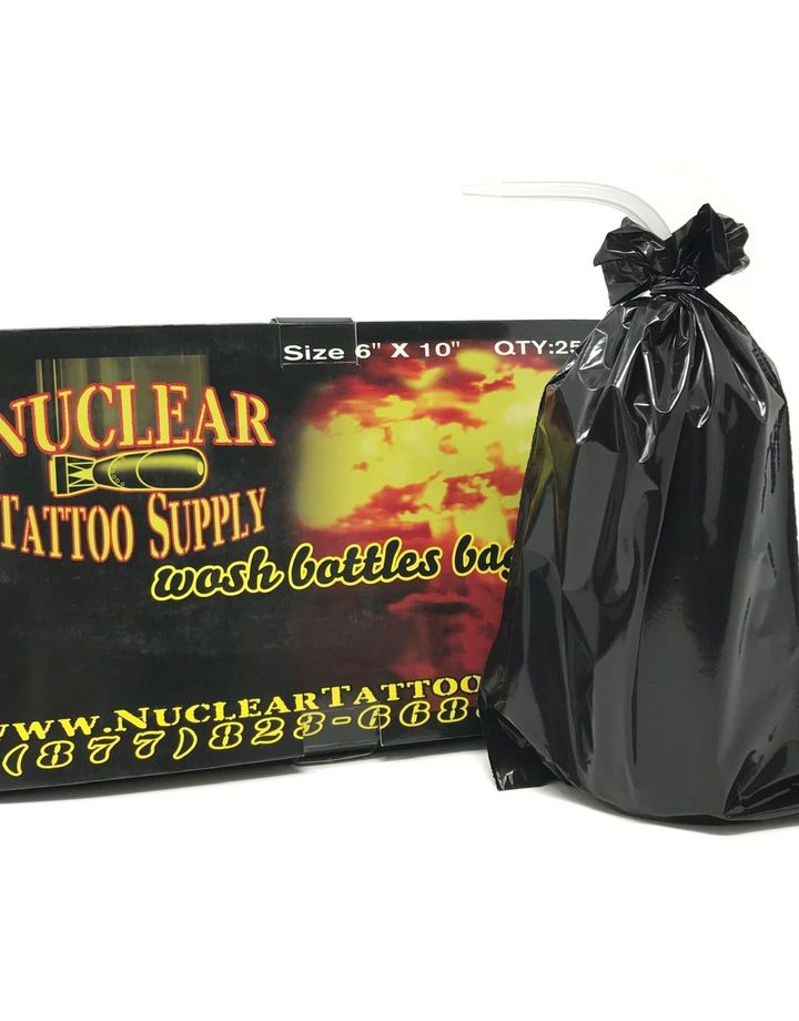 Wash Bottle Cover Bag - Black