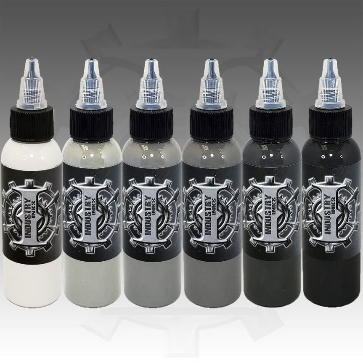 1oz Opaque Grey Set - Industry Inks