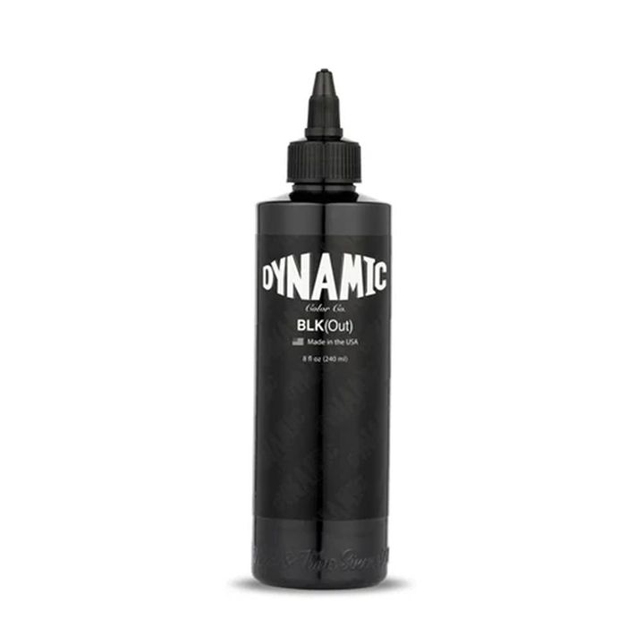 8oz BLKout Tattoo Ink - Dynamic Ink