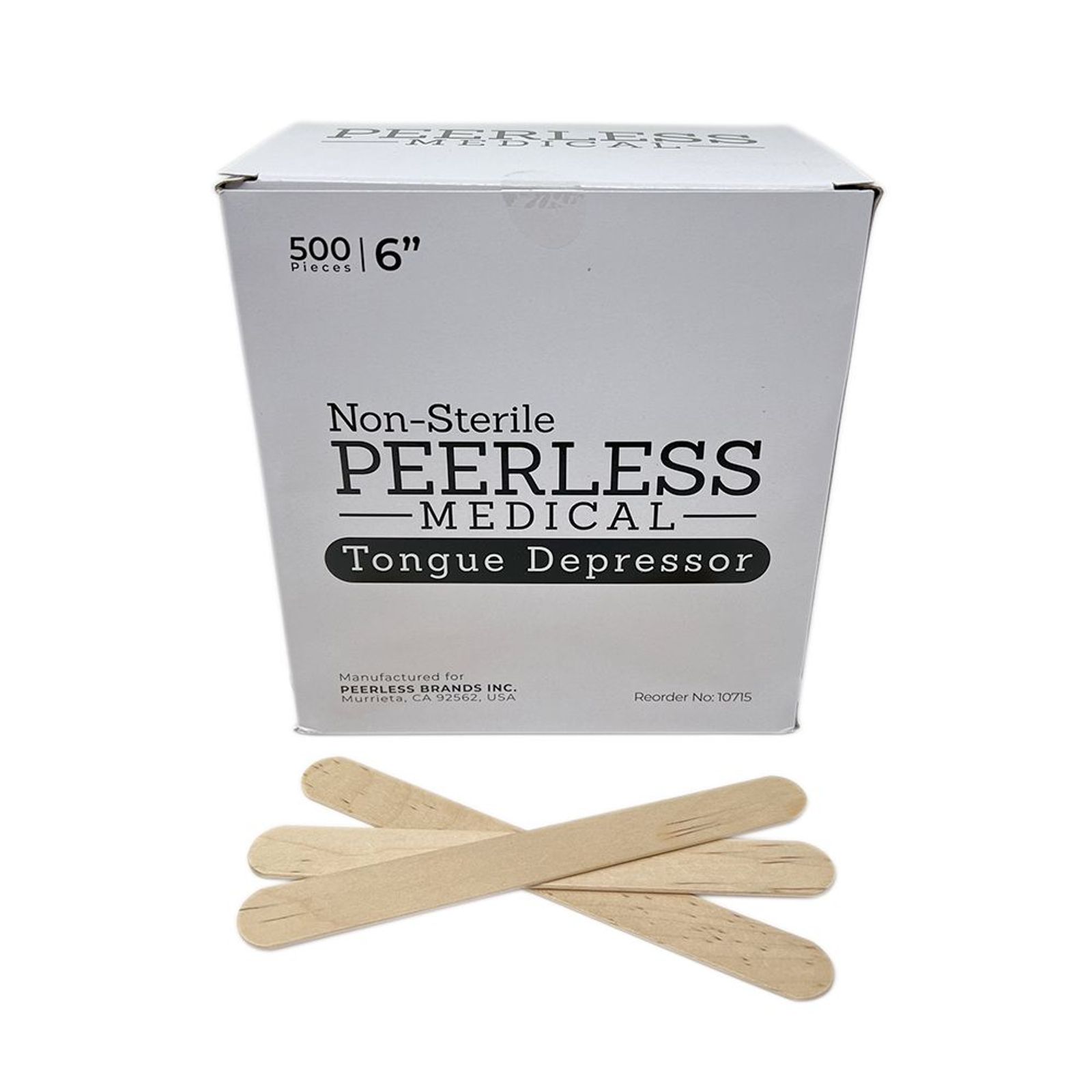 Senior Tongue Depressors Non-Sterile (500pc/box)