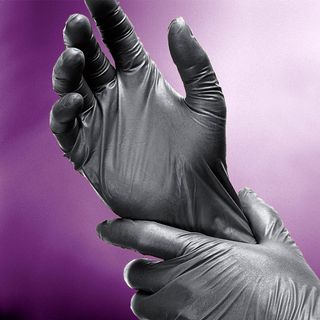 Adenna's Shadow Black Nitrile Powder Free Exam Gloves thumbnail 2