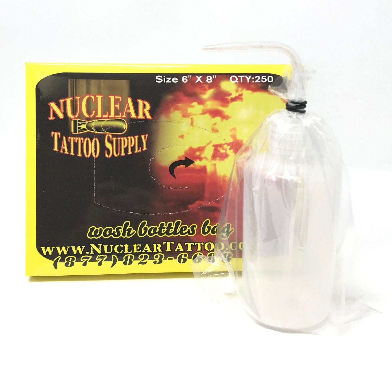 Wash Bottle Cover Bag - Clear