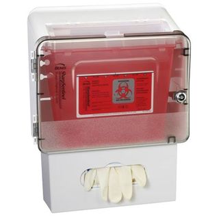 Sharps Container - Glove Holder (Add onto Sharps Wall Cabinet) thumbnail 2
