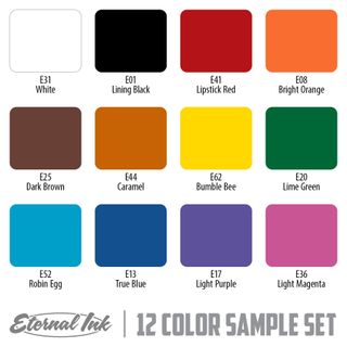 12 Color Sample Set - Eternal Ink thumbnail 2