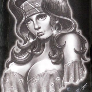 Stainless Steel Tattoo Arm Rest Designed By Chente - Lady thumbnail 3