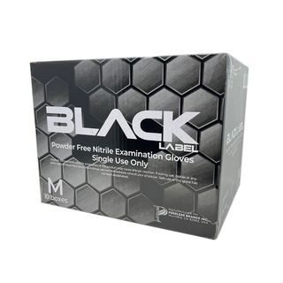 Black Label Nitrile Powder Free Exam Gloves thumbnail 4